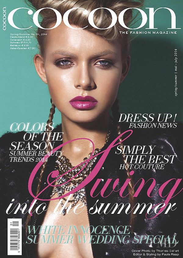 Bella Oelmann featured on the Cocoon Magazine cover from February 2014