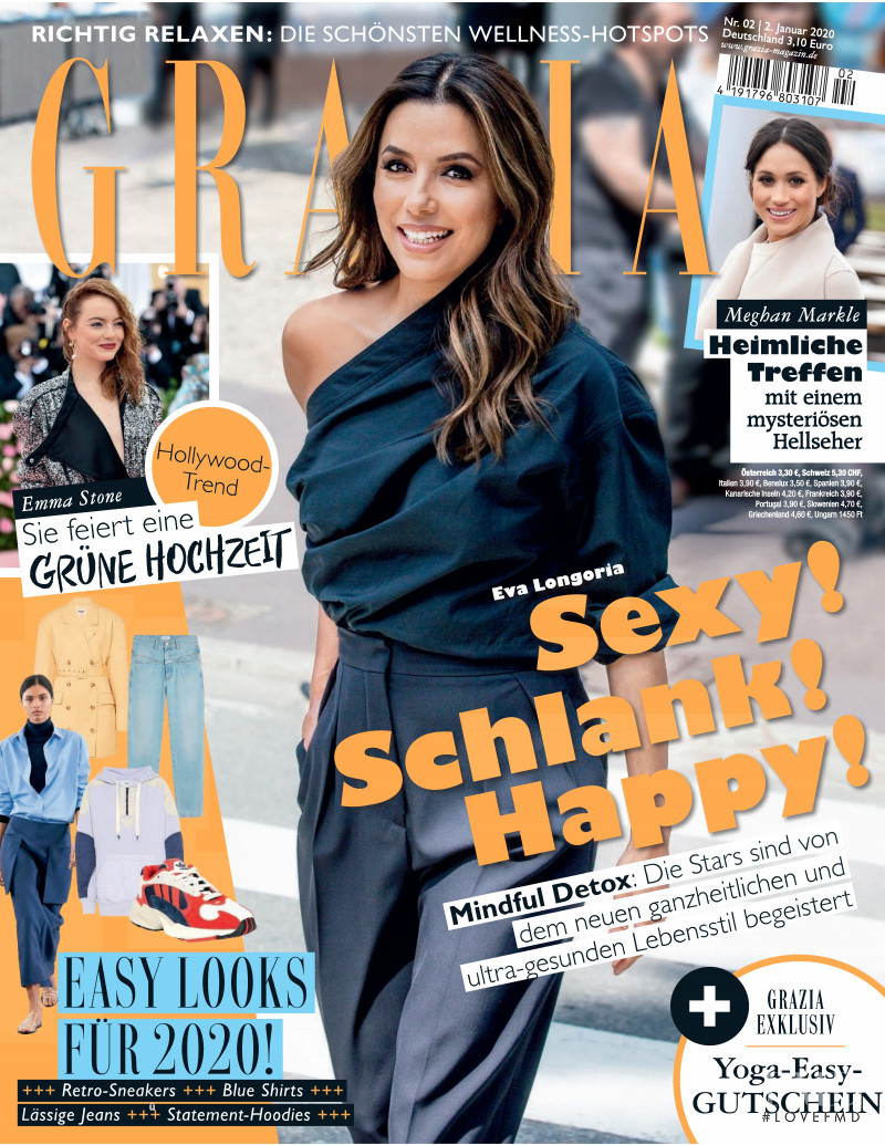  featured on the Grazia Germany cover from January 2020