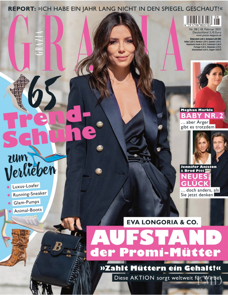  featured on the Grazia Germany cover from February 2021