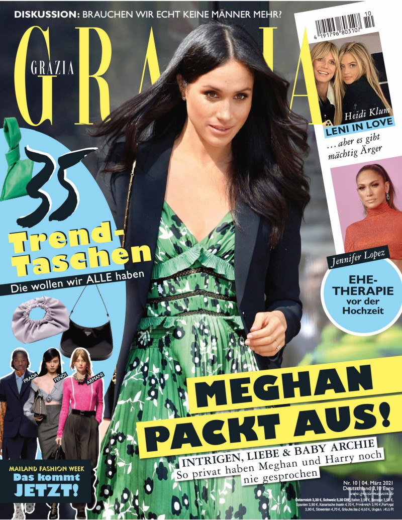  featured on the Grazia Germany cover from March 2021