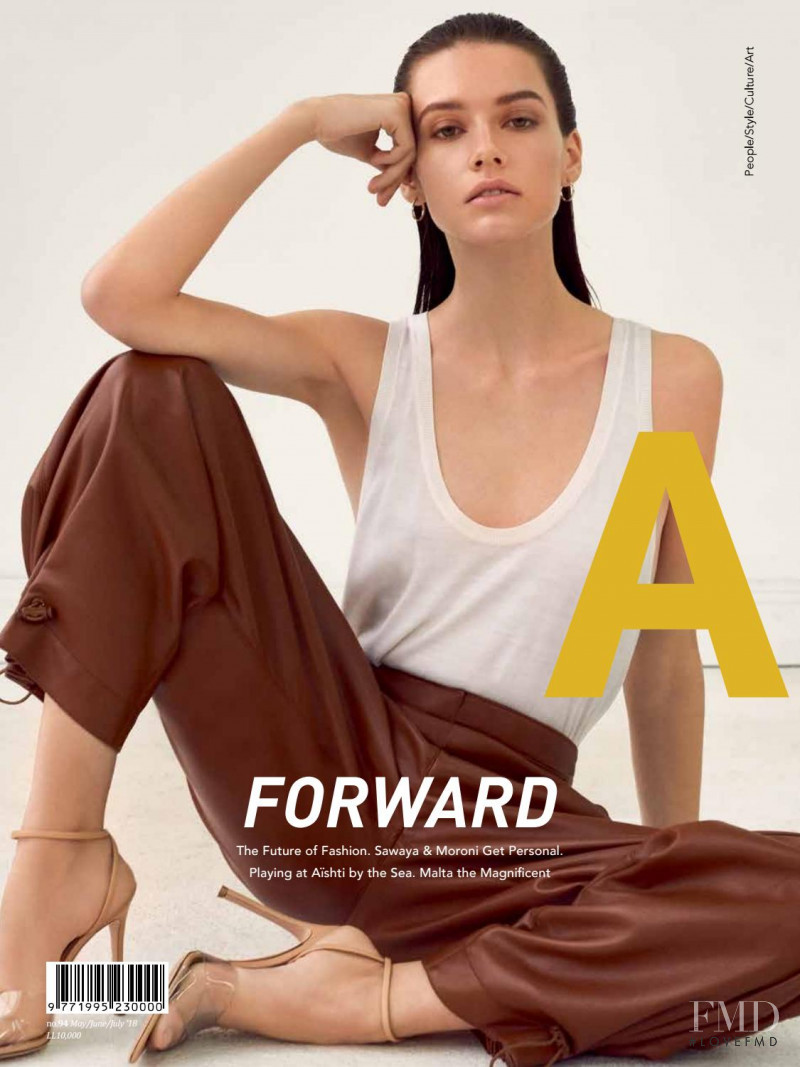 Jasmine Dwyer featured on the Aishti Magazine cover from May 2018