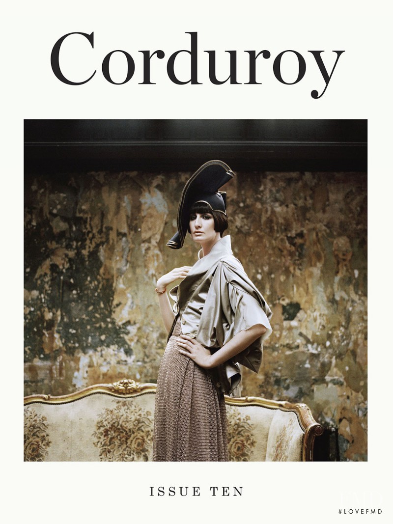 Erin O%Connor featured on the Corduroy cover from December 2012
