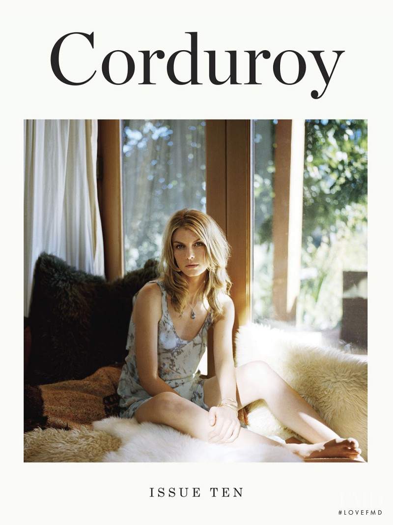 Angela Lindvall featured on the Corduroy cover from December 2012