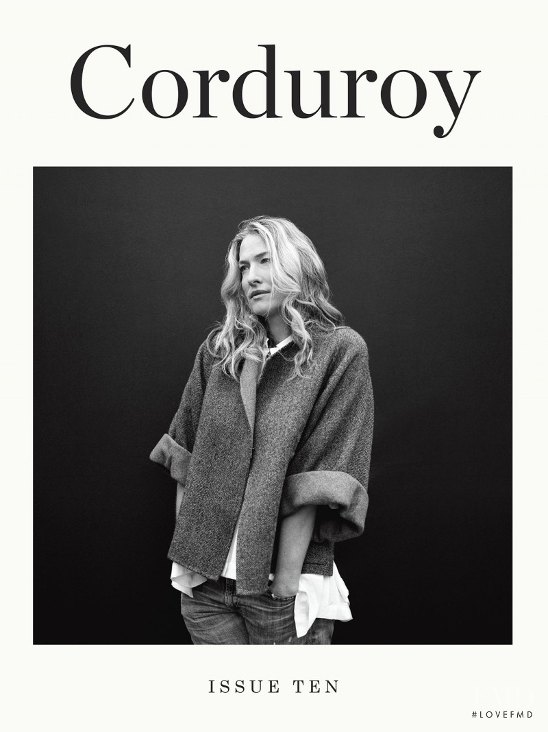 Tatjana Patitz featured on the Corduroy cover from December 2012