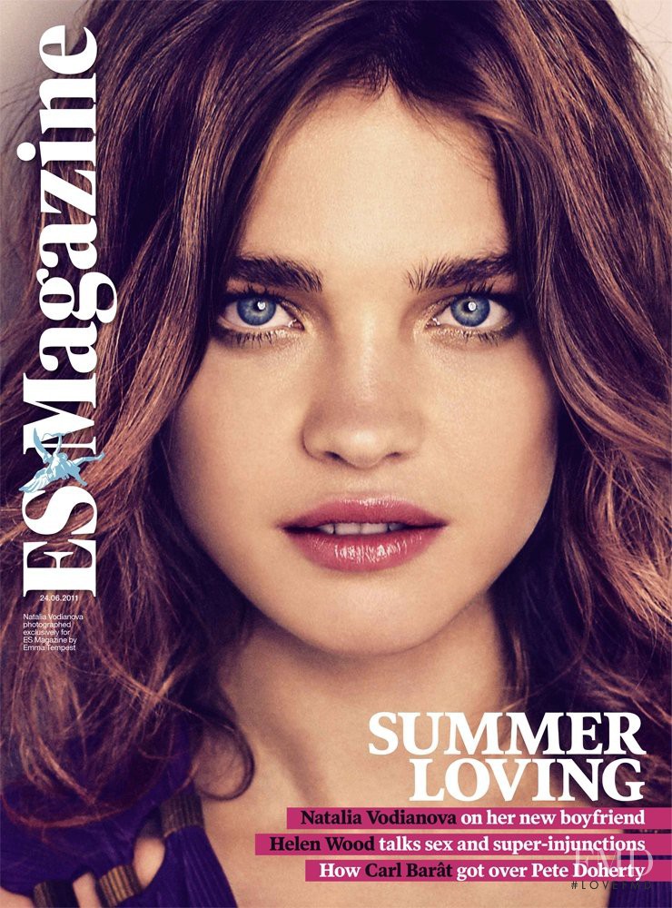Natalia Vodianova featured on the ES Magazine cover from June 2011