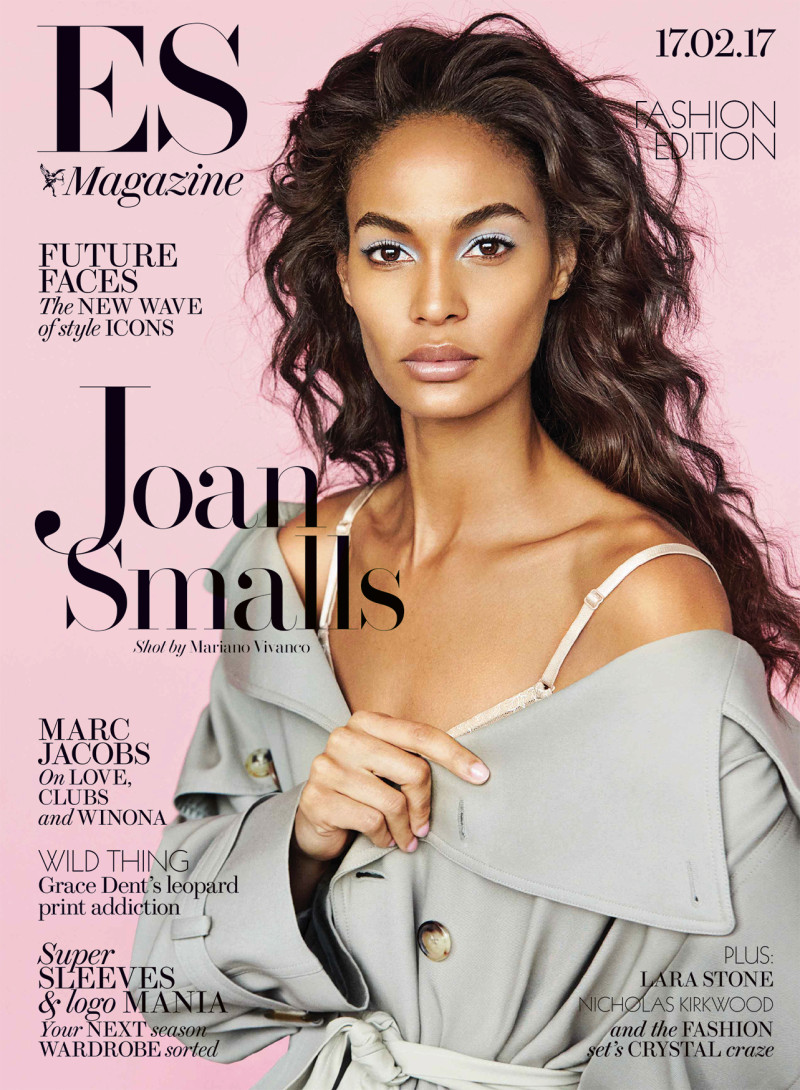 Joan Smalls featured on the ES Magazine cover from February 2017