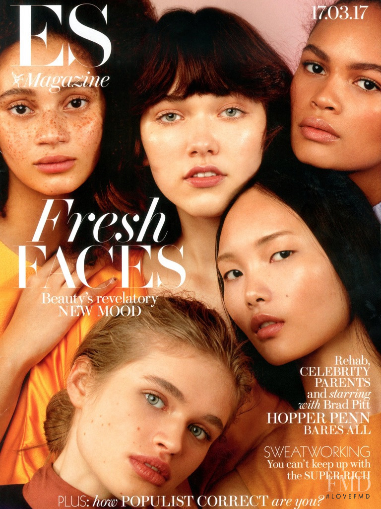 Chen Lin, Ella Merryweather, Stephanie Omorojor featured on the ES Magazine cover from March 2017