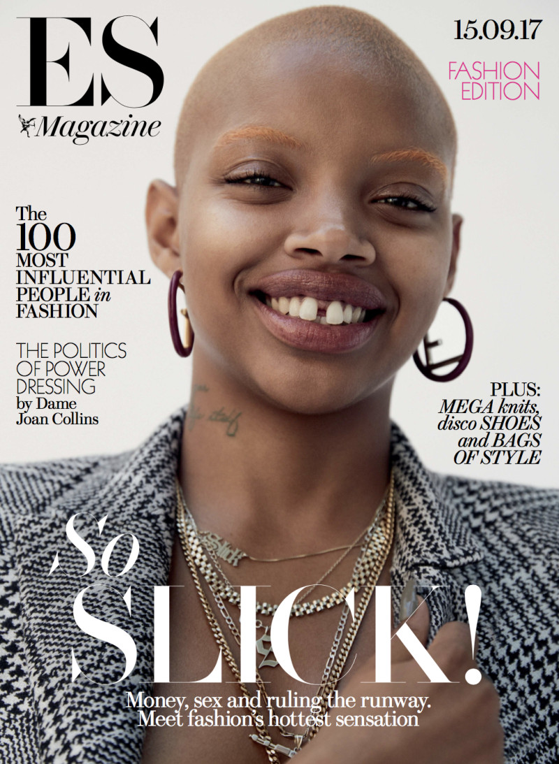 Slick Woods featured on the ES Magazine cover from September 2017