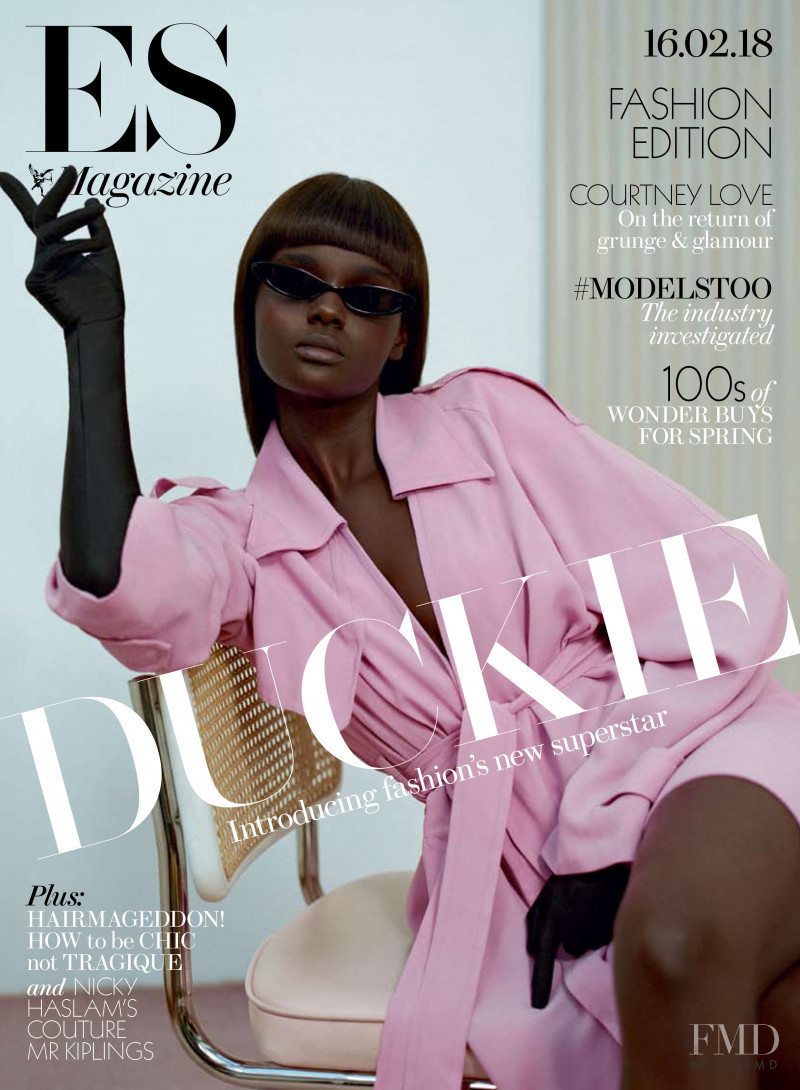Duckie Thot featured on the ES Magazine cover from February 2018