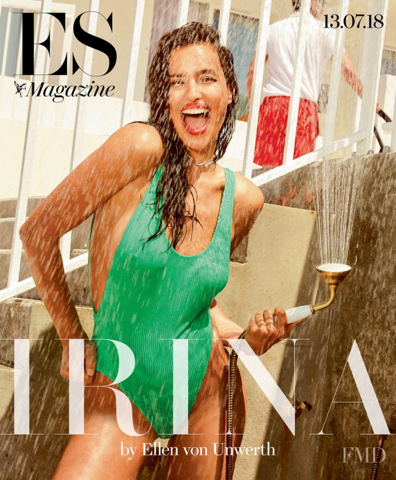 Irina Shayk featured on the ES Magazine cover from July 2018