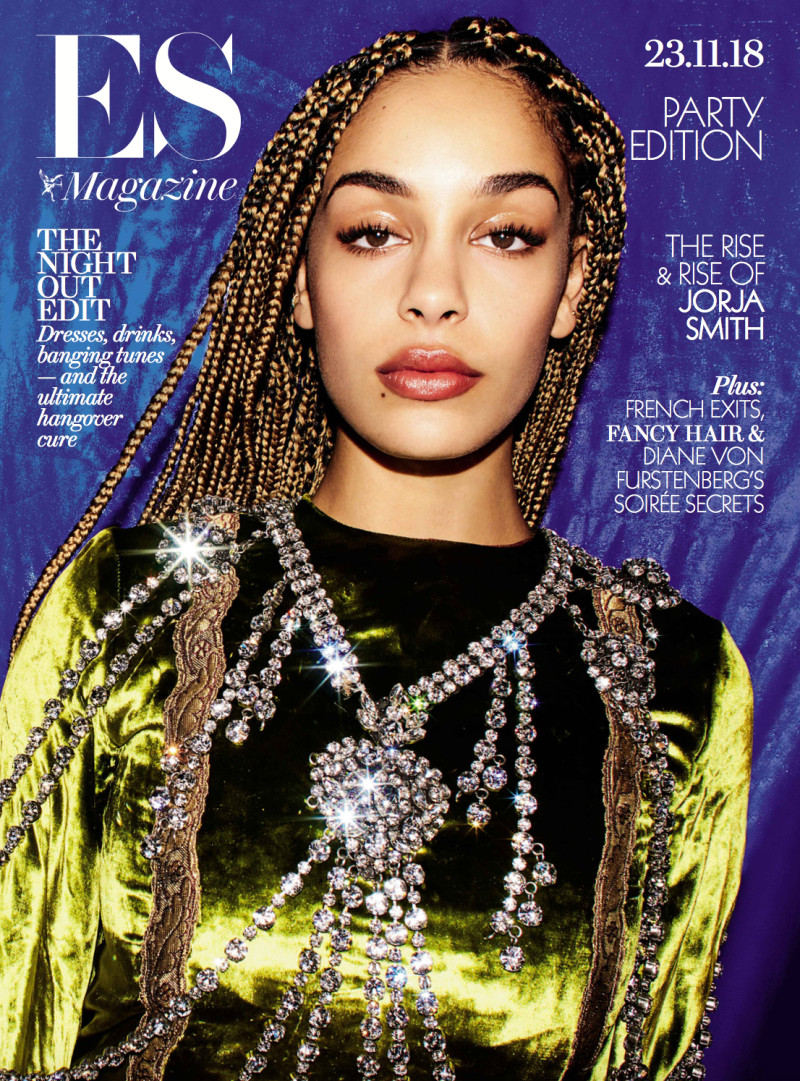 Jorja Smith featured on the ES Magazine cover from November 2018