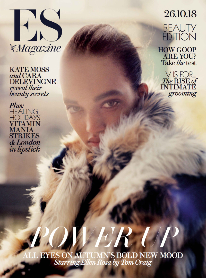 Ellen Rosa featured on the ES Magazine cover from October 2018