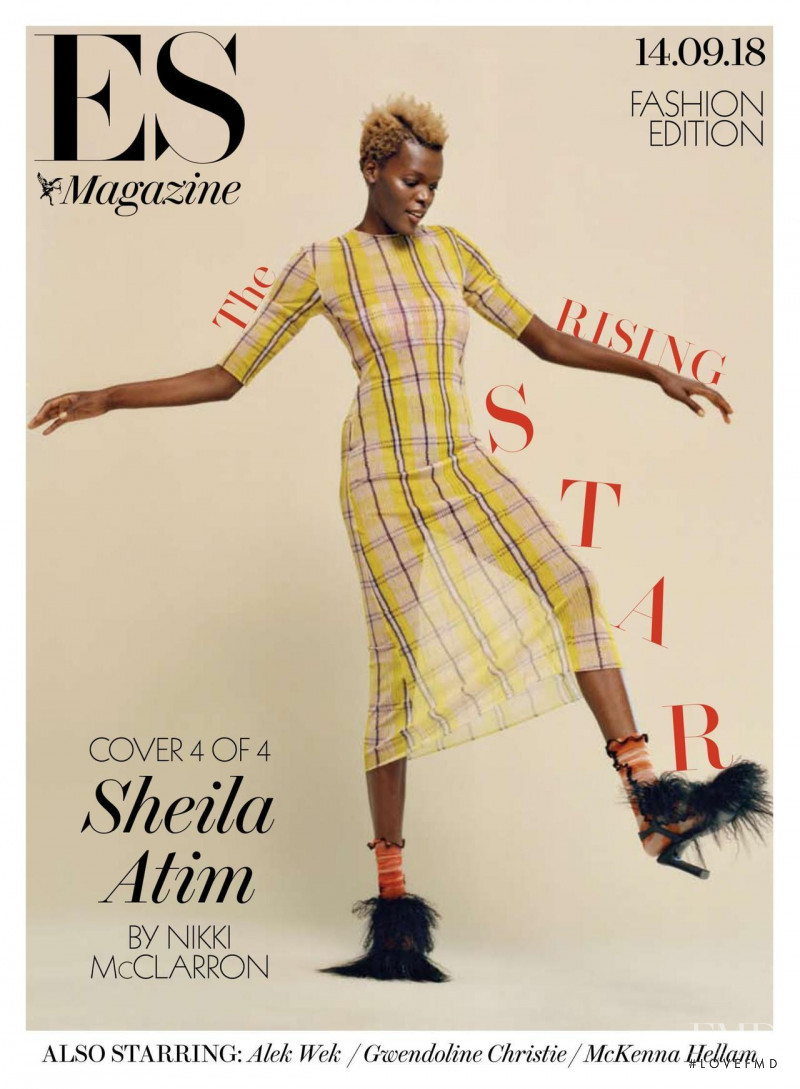 Sheila Atim featured on the ES Magazine cover from September 2018
