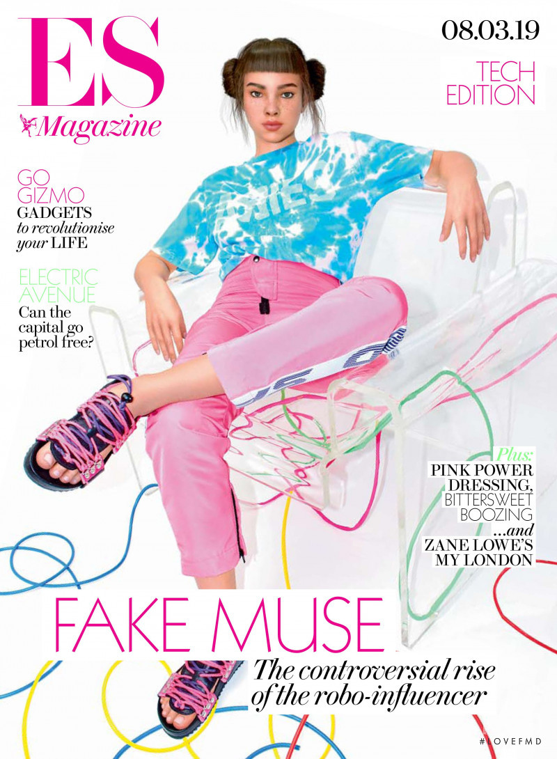  featured on the ES Magazine cover from March 2019