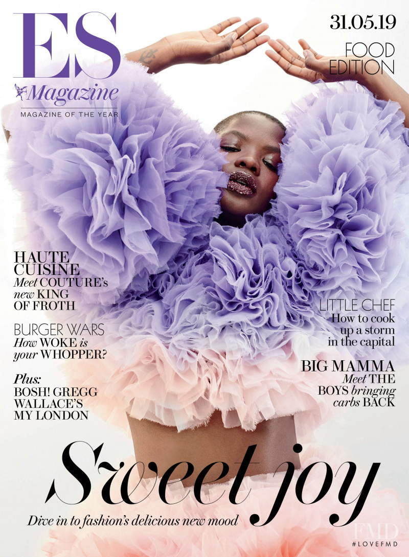 Mouna Fadiga featured on the ES Magazine cover from May 2019