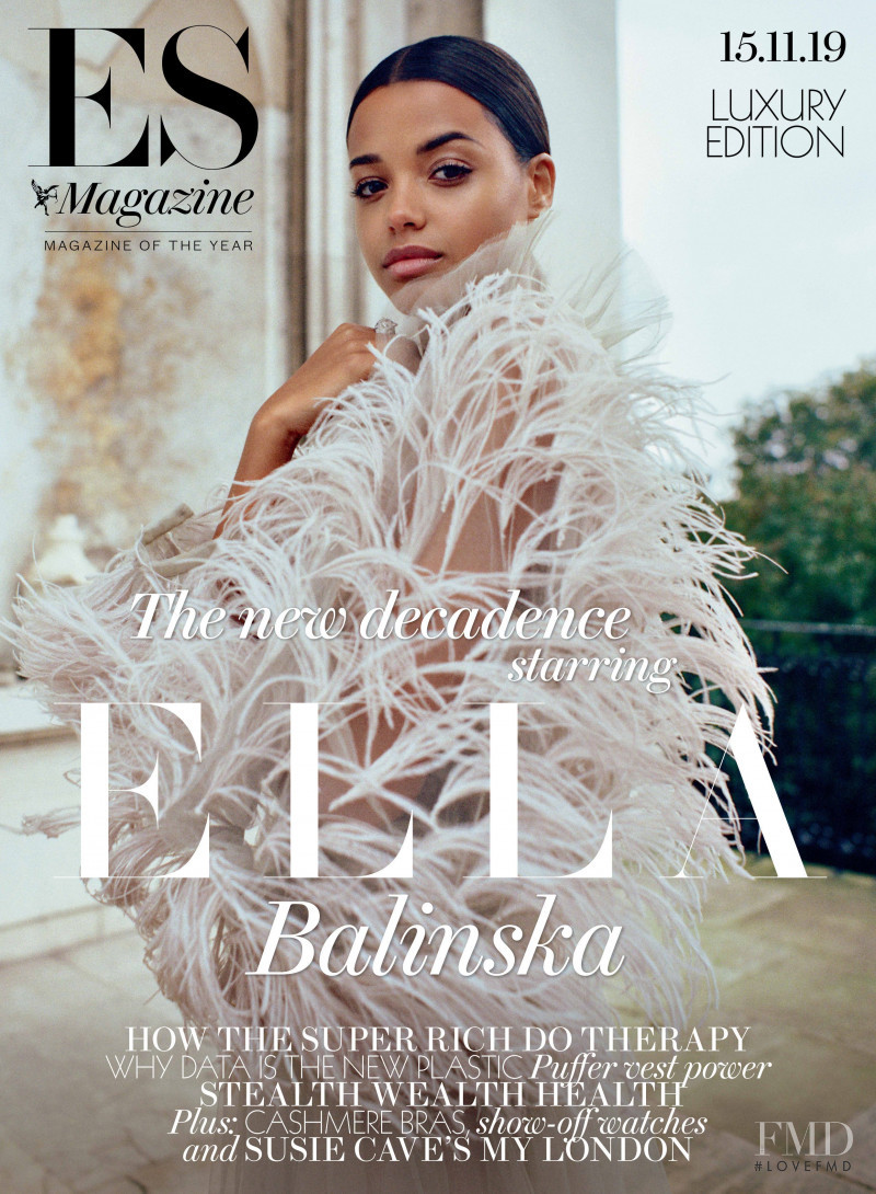 Ella Balinska featured on the ES Magazine cover from November 2019