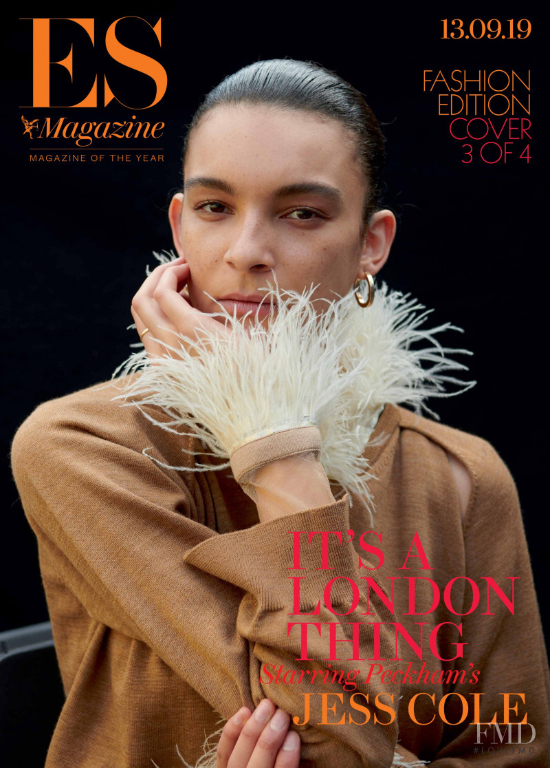 Jess Cole featured on the ES Magazine cover from September 2019