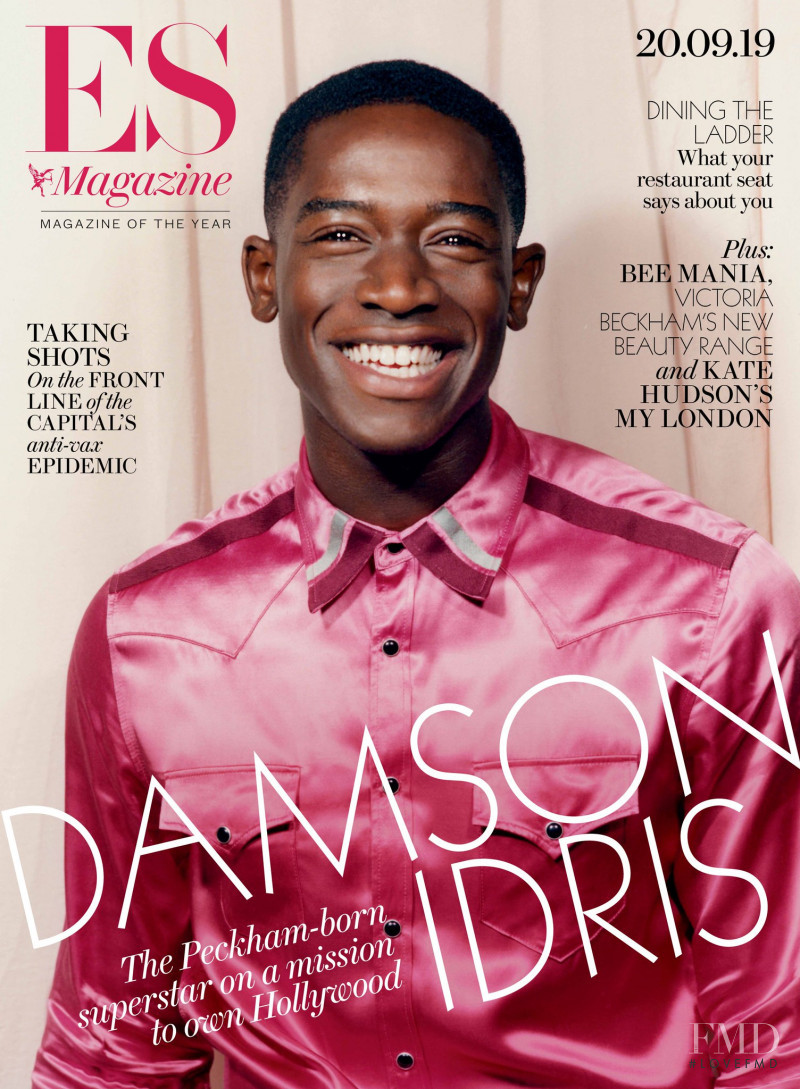 Damson Idris featured on the ES Magazine cover from September 2019