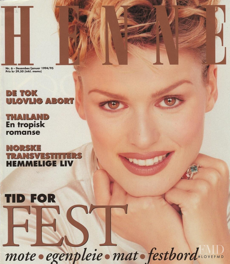 Synne Myreboe featured on the Henne cover from December 1994