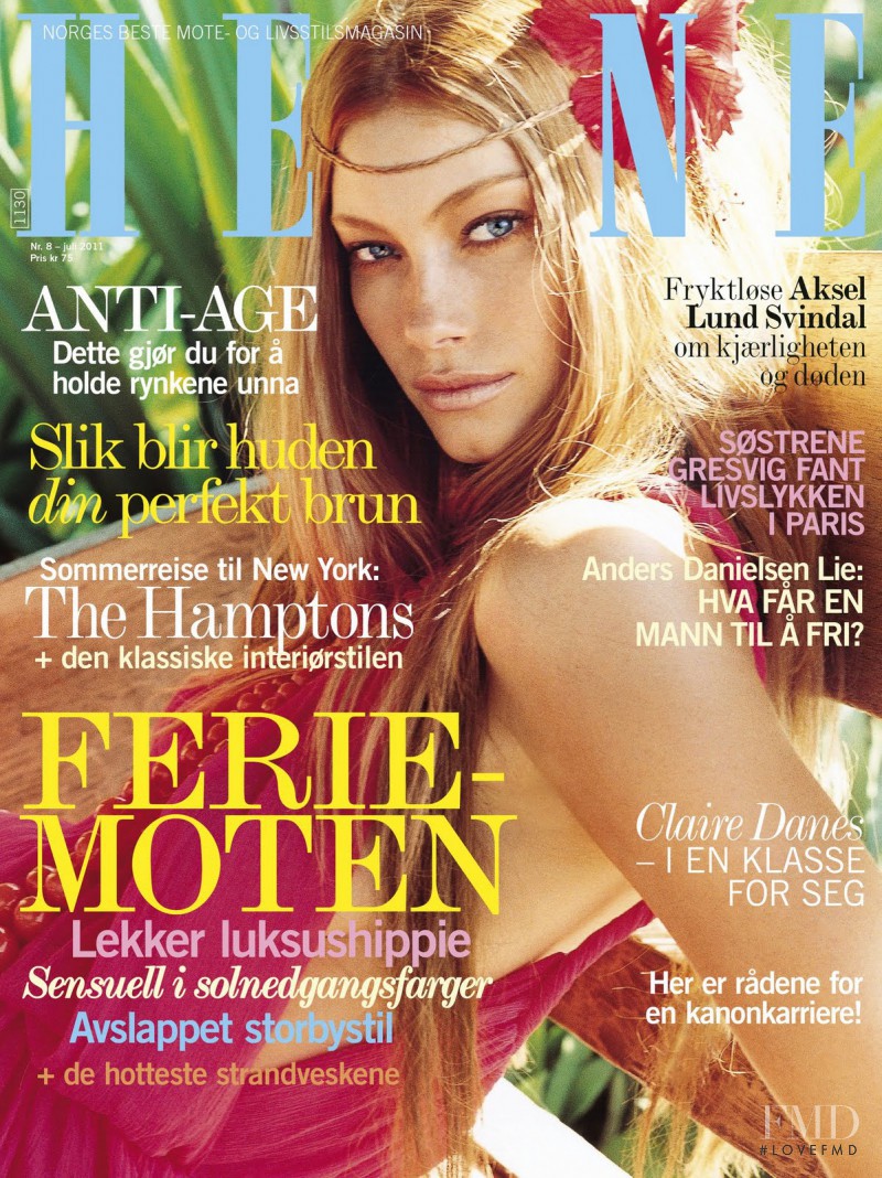 Alyssa Sutherland featured on the Henne cover from July 2011