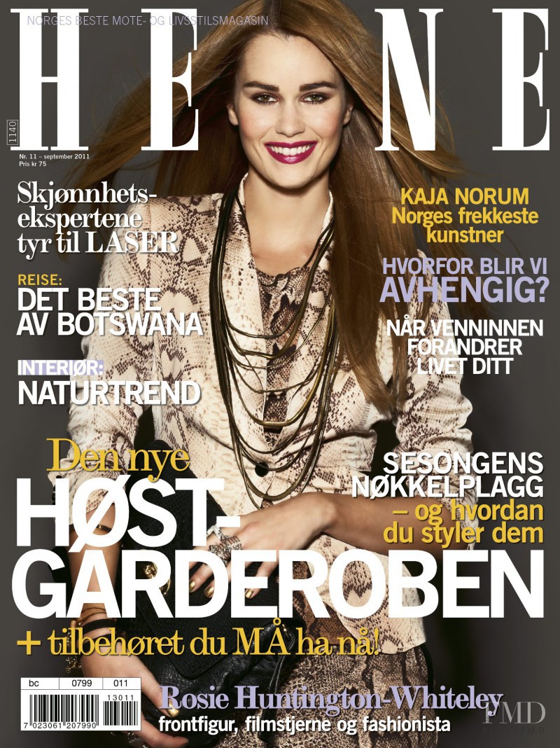 Helle Platou featured on the Henne cover from September 2011