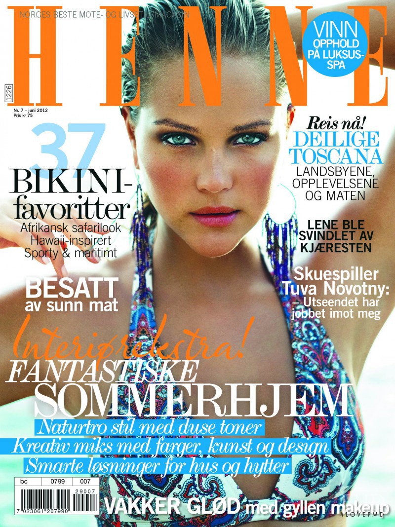 Esti Ginzburg featured on the Henne cover from June 2012