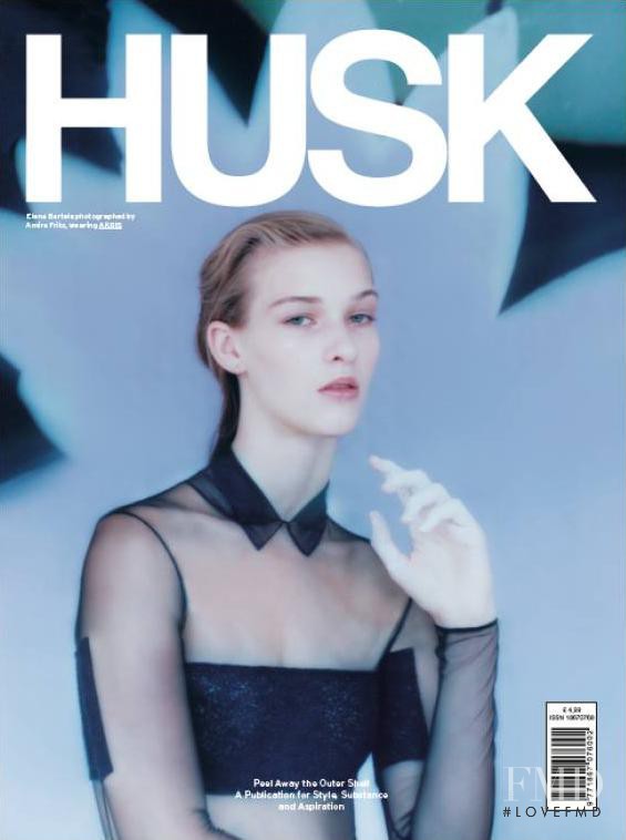 Elena Bartels featured on the Husk cover from September 2013