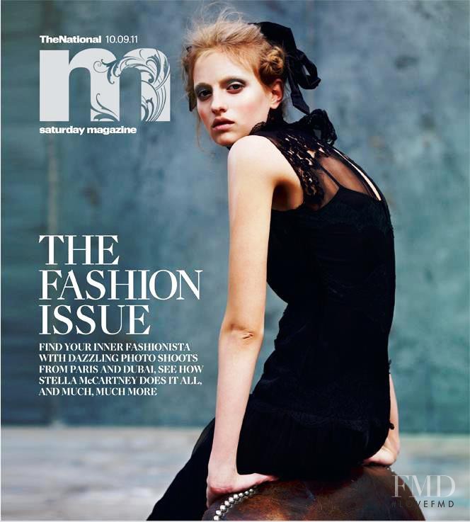 Veronika Vilim featured on the TheNational M Magazine cover from September 2011
