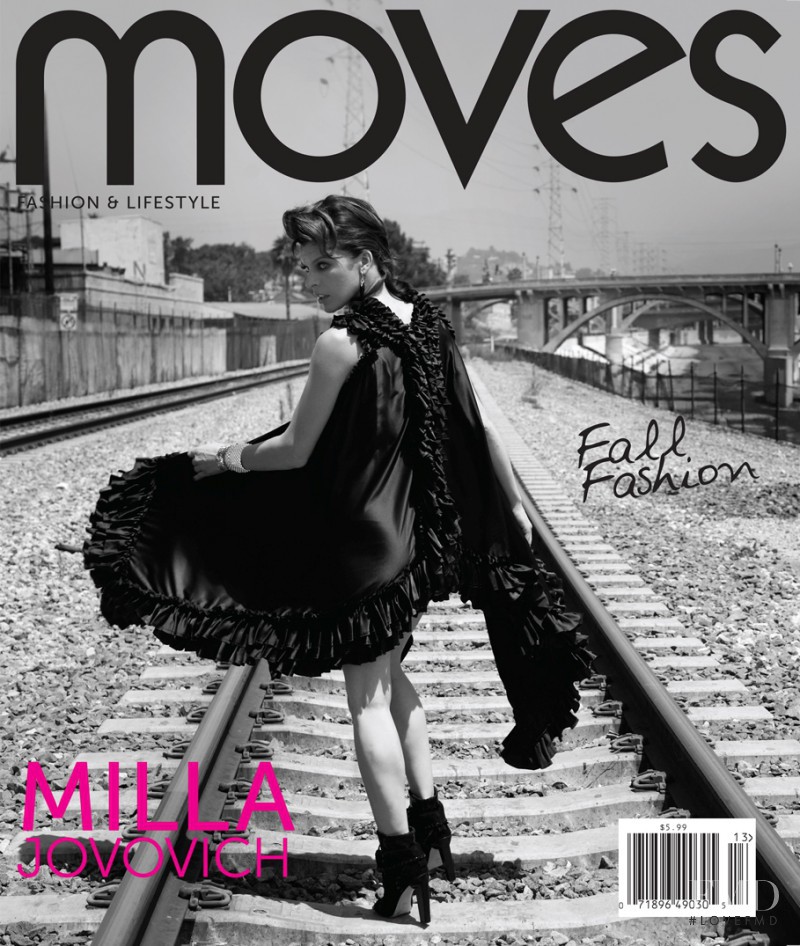 Milla Jovovich featured on the New York Moves cover from September 2011