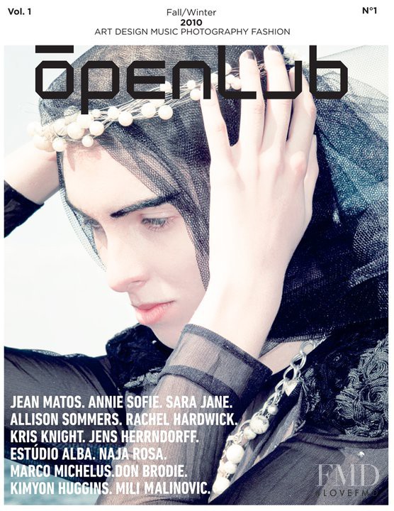 Chloe Memisevic featured on the Open Lab cover from January 2010