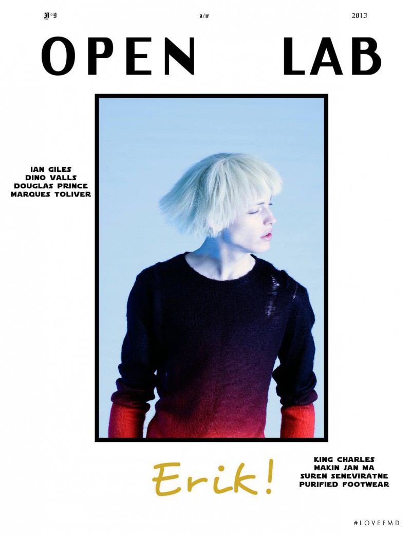 Erik Andersson featured on the Open Lab cover from September 2013