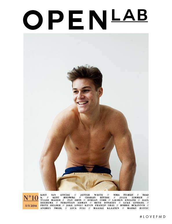 Tyler Maher featured on the Open Lab cover from April 2014