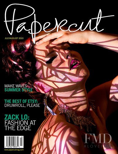Claudia Snow featured on the Papercut cover from July 2010