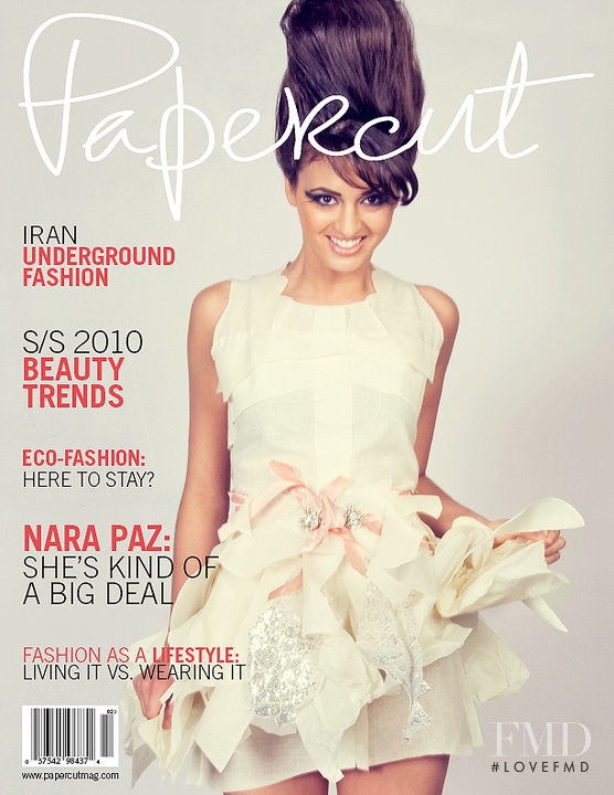 Gabriella Collado featured on the Papercut cover from May 2010