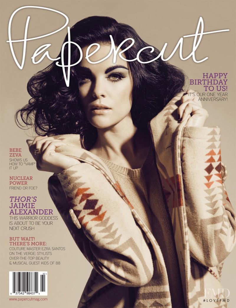 Jaimie Alexander featured on the Papercut cover from May 2011