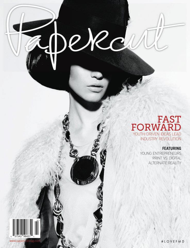 Kayanna Jacobsen featured on the Papercut cover from November 2011