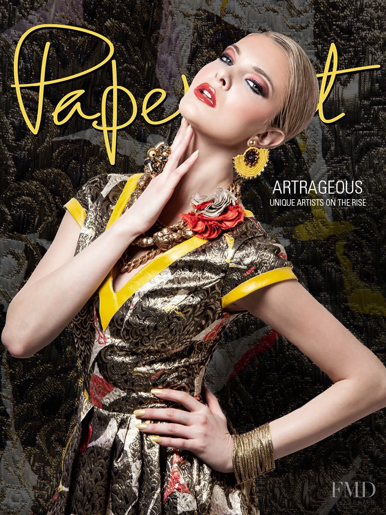 Alessandra Pozzi featured on the Papercut cover from March 2013