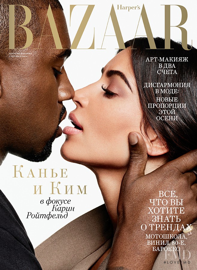  featured on the Harper\'s Bazaar Russia cover from September 2016