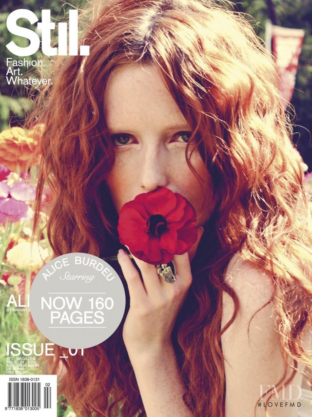 Alice Burdeu featured on the Stil. cover from March 2011