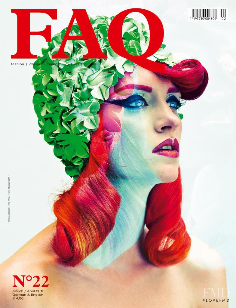 Jana Wieland featured on the Faq cover from March 2013