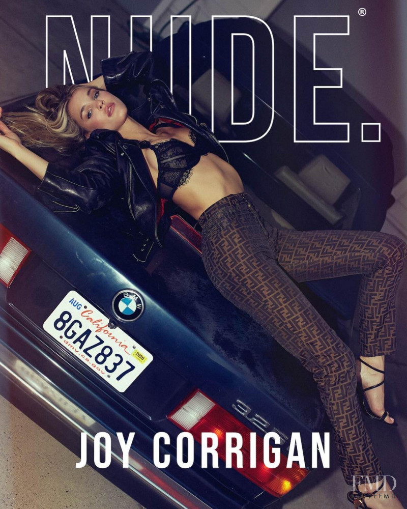 Joy Elizabeth Corrigan featured on the Nude cover from February 2022
