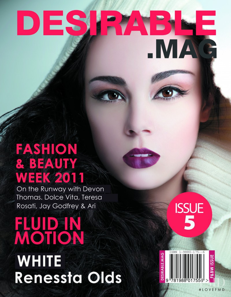  featured on the Desirable Mag cover from November 2011