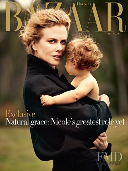 Nicole Kidman featured on the Harper\'s Bazaar Australia cover from June 2012