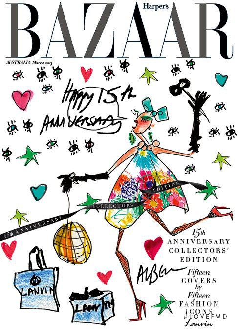  featured on the Harper\'s Bazaar Australia cover from March 2013