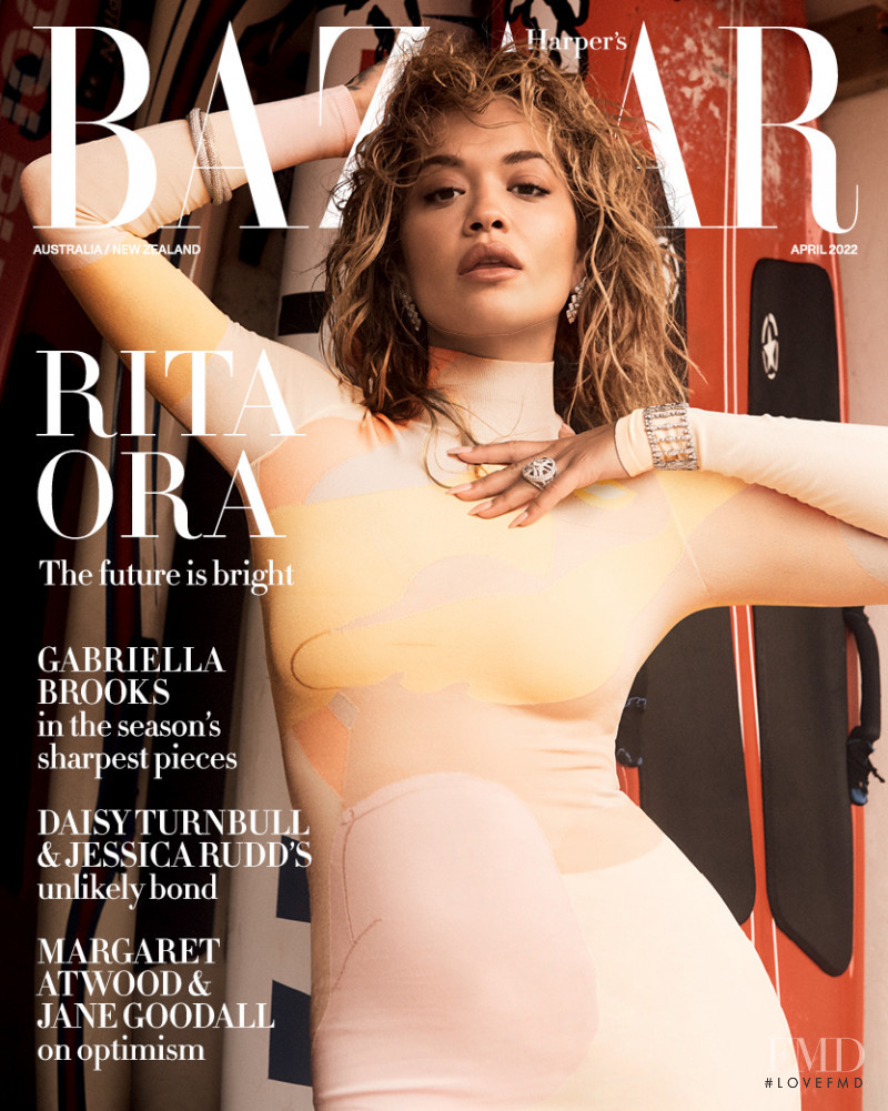Rita Ora featured on the Harper\'s Bazaar Australia cover from April 2022
