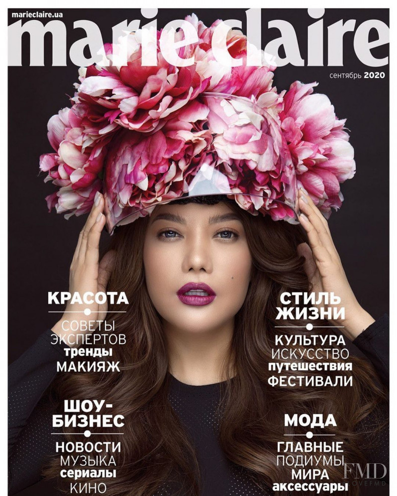 Truong Ngoc Anh featured on the Marie Claire Ukraine cover from September 2020