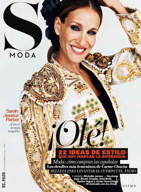 Sarah Jessica Parker featured on the S Moda cover from September 2011