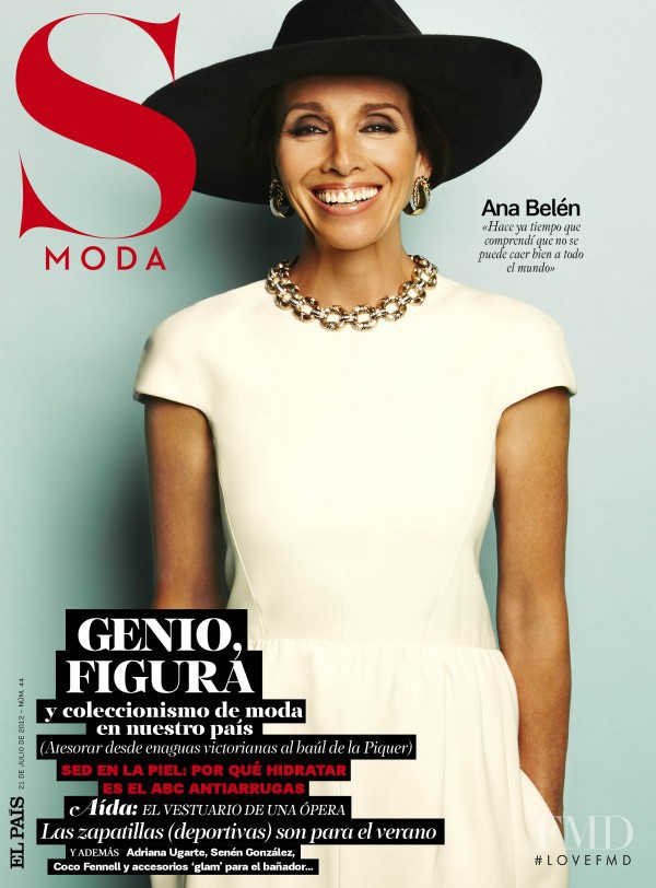 Ana Belén featured on the S Moda cover from July 2012
