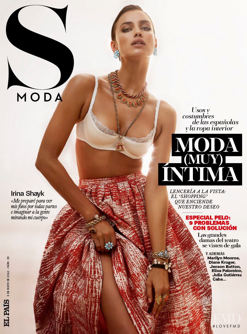Irina Shayk featured on the S Moda cover from May 2012