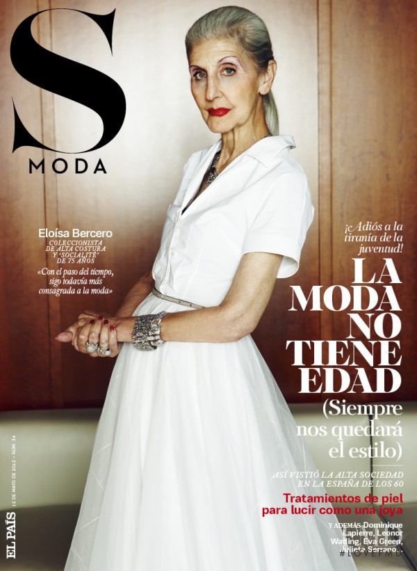 Eloísa Bercero featured on the S Moda cover from May 2012